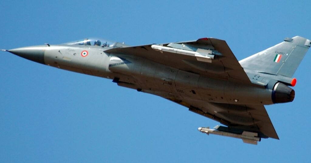 HAL Tejas light combat aircraft in flight