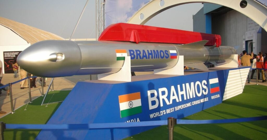 BrahMos supersonic cruise missile launch — one of DRDO's genuine world-class achievements